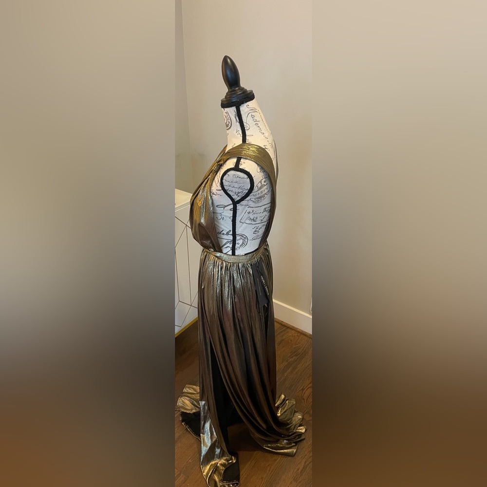 New with tags -BRONX AND BANCO Gold Goddess Gown, size 8 - Picture 6 of 15